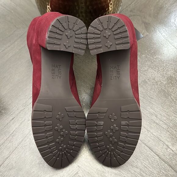 Naturalizer Bay Waterproof Bootie in Cabernet Sauvignon Suede (Wide) - Picture 5 of 13